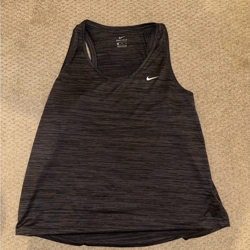 Barely Warn Nike Basketball Style Tee Color Grey Size XL